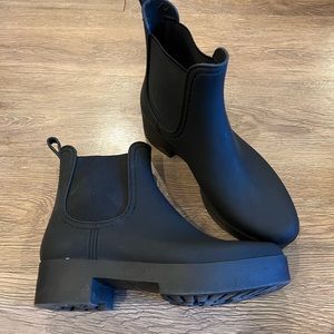 Jeffrey Campbell Hydra Platform Waterproof Chelsea Boots
